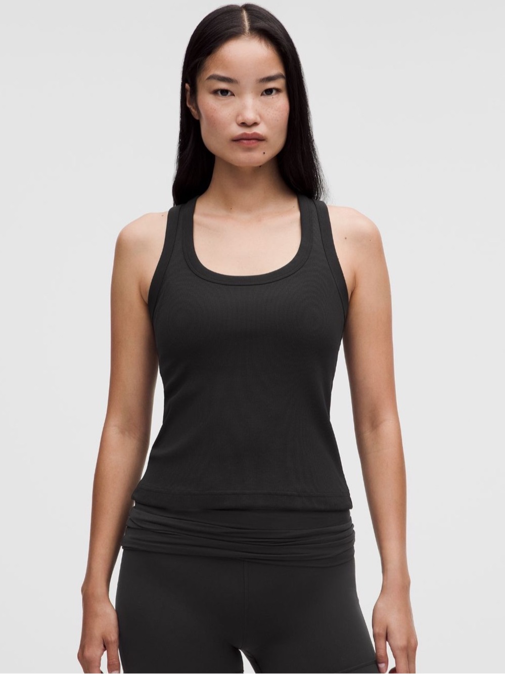 lululemon Little Scoopneck Tank Top - Black (size S)